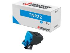 Compatible KONICA MINOLTA BIZHUB C35 / C35P / TNP-22C Cyan