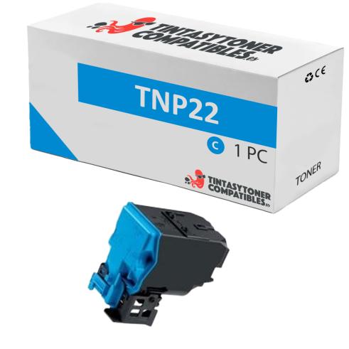 Compatible KONICA MINOLTA BIZHUB C35 / C35P / TNP-22C Cyan
