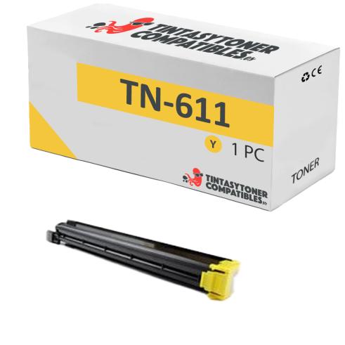 Compatible KONICA MINOLTA BIZHUB C451 / C550 / C650 TN-611 Amarillo