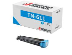 Compatible KONICA MINOLTA BIZHUB C451 / C550 / C650 TN-611 Cyan