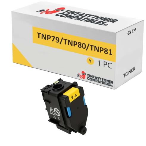 Compatible Konica Minolta TNP79 / TNP80 / TNP81 Amarillo