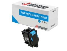 Compatible Konica Minolta TNP79 / TNP80 / TNP81 Cyan