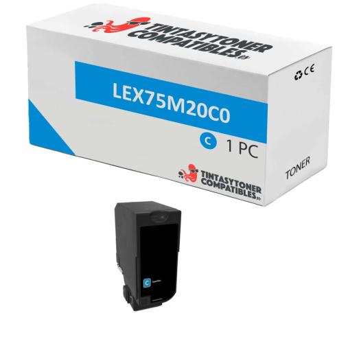 Compatible Lexmark 75M20C0 Cyan