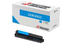 Compatible Lexmark C431 Cyan