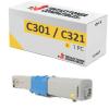 Compatible OKI C301 DN / C321 DN Amarillo