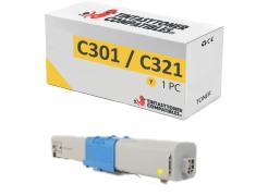 Compatible OKI C301 DN / C321 DN Amarillo