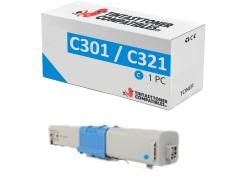 Compatible OKI C301 DN / C321 DN Cyan