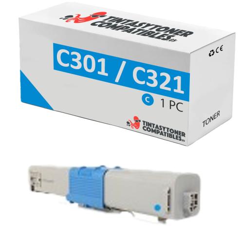 Compatible OKI C301 DN / C321 DN Cyan