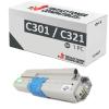 Compatible OKI C301 DN / C321 DN Negro