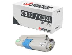 Compatible OKI C301 DN / C321 DN Negro