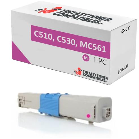 Compatible OKI C510 C530 MC561 Magenta