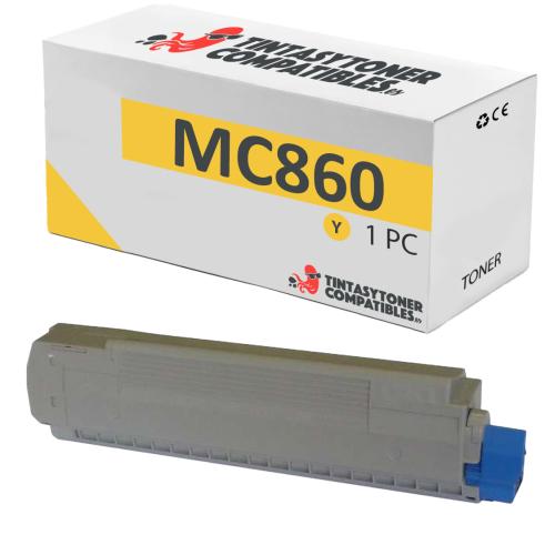 Compatible OKI MC860 Amarillo