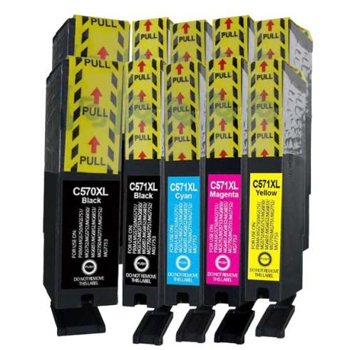 Compatible Pack 10 x Canon PGI 570 CLI 571