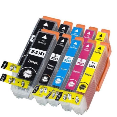 Compatible Pack 10 x Epson T3351/T3361/2/3/4