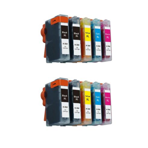 Compatible Pack 10 x HP 364XL (BULK)