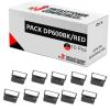 Compatible Pack 10x Cinta Matricial CITIZEN DP600 Negro/Rojo