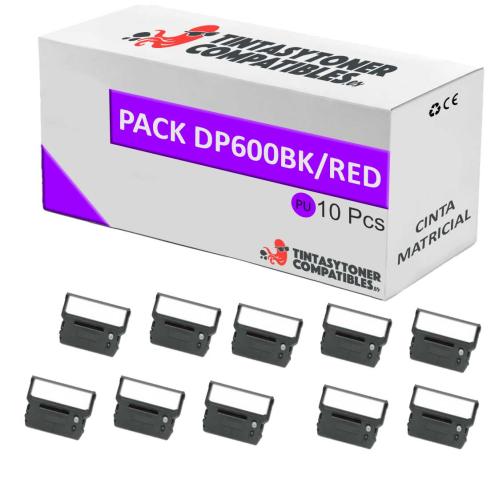 Compatible Pack 10x Cinta Matricial CITIZEN DP600 Purpura
