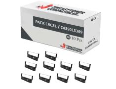 Compatible PACK 10X Cinta Matricial EPSON ERC31 Negro