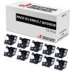 Compatible PACK 10X Dymo D1 45013 Negro / Blanco