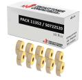 Compatible PACK 10X DYMO LABELWRITER 11352 Etiquetas para Archivos de Papel Térmico