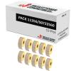 Compatible PACK 10X DYMO LABELWRITER 11356 Etiquetas Multipropósito de Papel Térmico