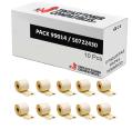 Compatible PACK 10X DYMO LABELWRITER 99014 Etiquetas de envío de Papel Térmico