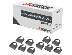 Compatible Pack 10x Epson LQ-2500 Cinta Matricial Negra