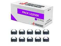Compatible Pack 10x Epson LQ-2500 Cinta Matricial Purpura