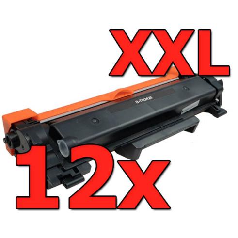 Compatible Pack 12 X Brother TN-2420 XXL