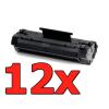 Compatible Pack 12 x HP C3906A