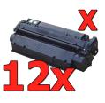 Compatible Pack 12 x HP C7115X Negro