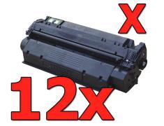 Compatible Pack 12 x HP C7115X Negro