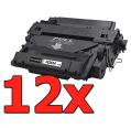 Compatible Pack 12 x HP CE255A Premium