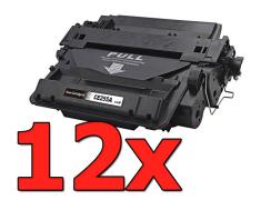 Compatible Pack 12 x HP CE255A Premium