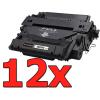Compatible Pack 12 x HP CE255X Premium