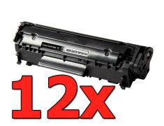 Compatible Pack 12 x HP Q2612A