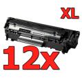 Compatible Pack 12 x HP Q2612X