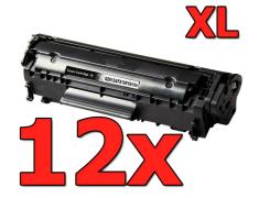 Compatible Pack 12 x HP Q2612X