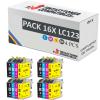 Compatible Pack 16 x Brother LC-123 Premium