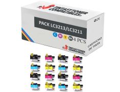 Compatible Pack 16 x Brother LC-3213 / LC3211 XL