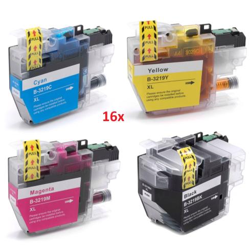 Compatible Pack 16 x Brother LC3219XL