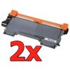 Compatible Pack 2 x Brother TN-2010
