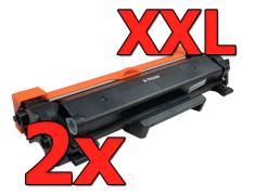 Compatible Pack 2 X Brother TN-2420 XXL