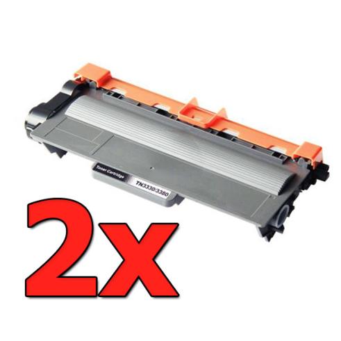 Compatible Pack 2 x Brother TN-3380 / TN-3330