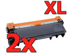 Compatible Pack 2 x Brother TN2310 2320 XXL