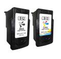 Compatible Pack 2 x Canon PG-512 / CL-513
