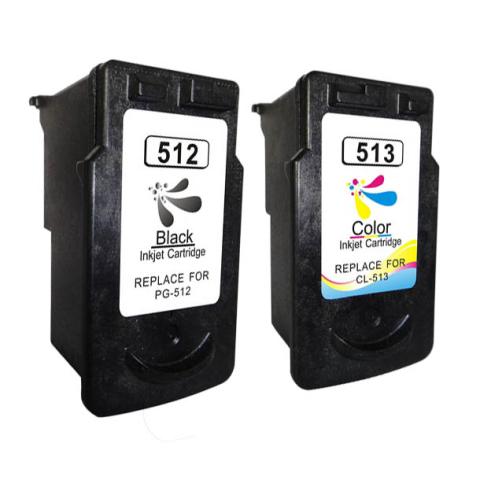 Compatible Pack 2 x Canon PG-512 / CL-513