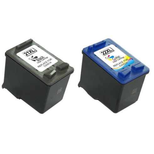 Compatible Pack 2 X HP 21/22 XL
