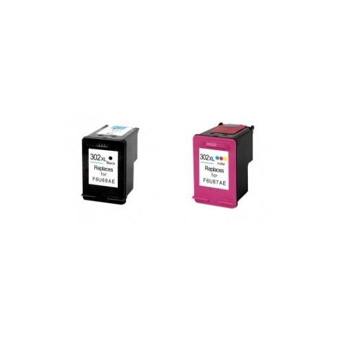 Compatible Pack 2 x HP 302 XL