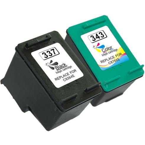 Compatible Pack 2 x HP 337 - HP 343